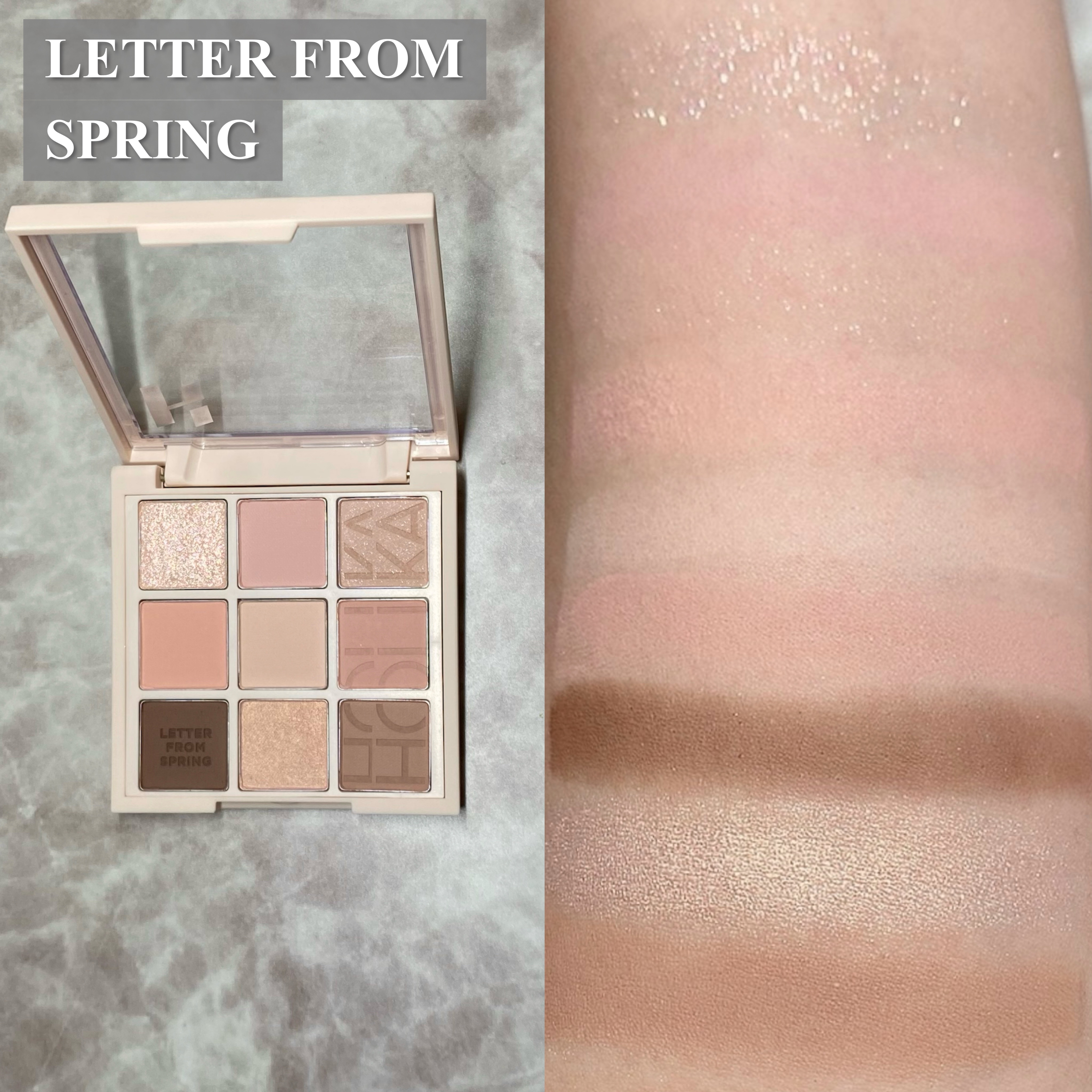 マイフェイブムードアイパレット 9カラー/HOLIKA HOLIKA/アイシャドウパレットを使ったクチコミ（3枚目）