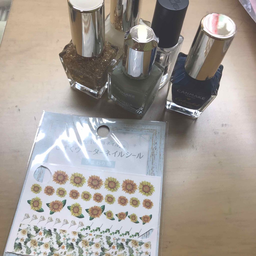 しずくネイルシール/キャンドゥ/ネイルシールを使ったクチコミ（3枚目）