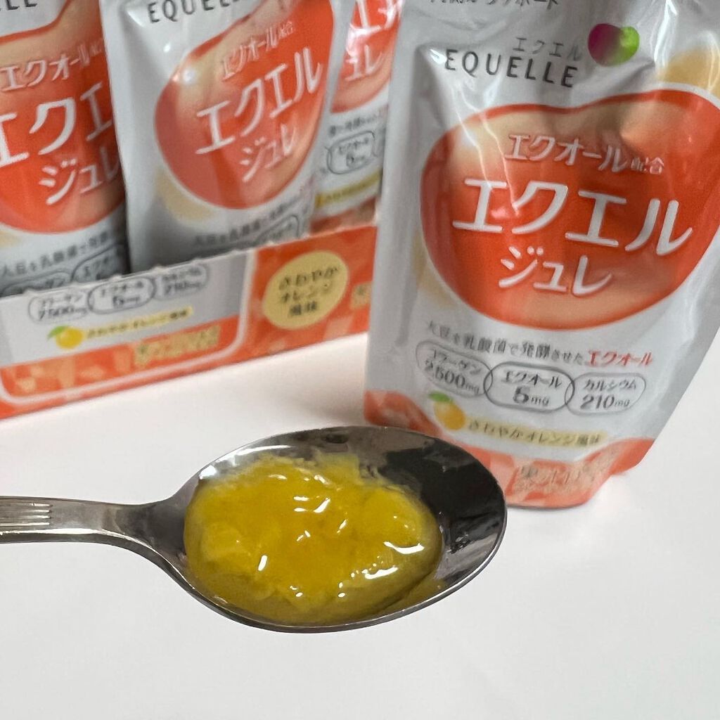 エクエル ジュレ さわやかオレンジ風味/大塚製薬/ゼリー飲料を使ったクチコミ(3枚目)