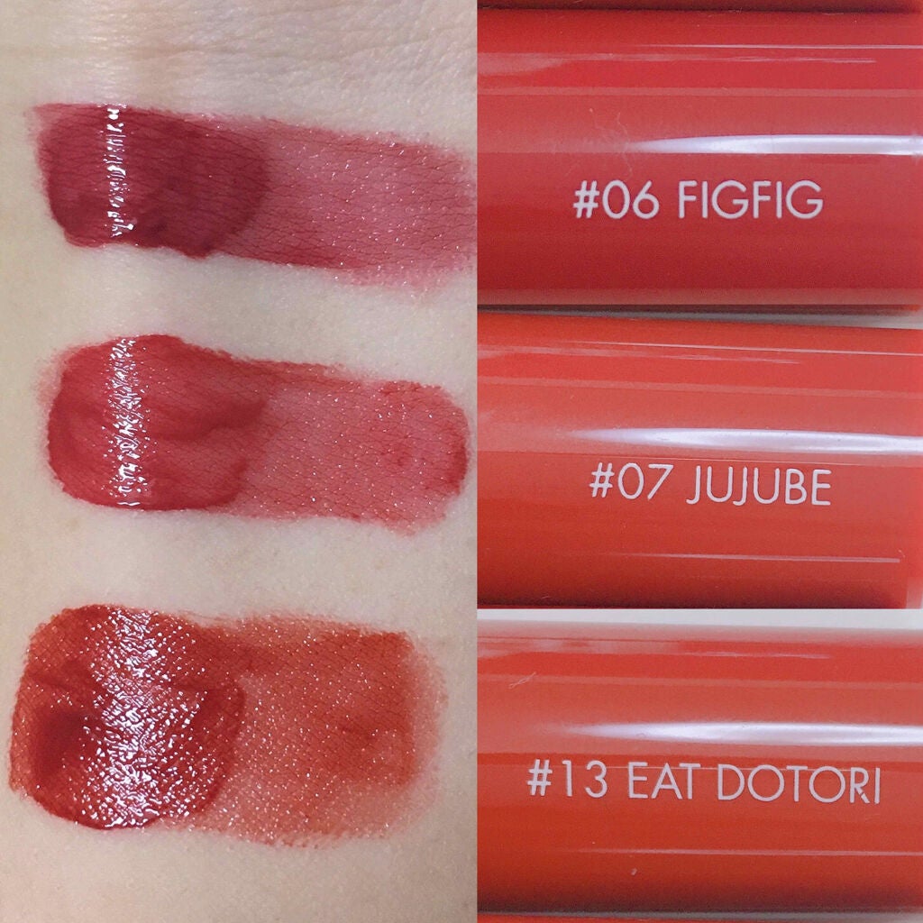 ジューシーラスティングティント/rom&nd/リップティントを使ったクチコミ(2枚目)