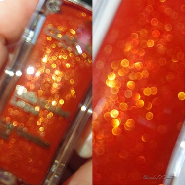 コンフォート リップオイル  09 red berry glam（限定） /CLARINS/リップグロスを使ったクチコミ（3枚目）