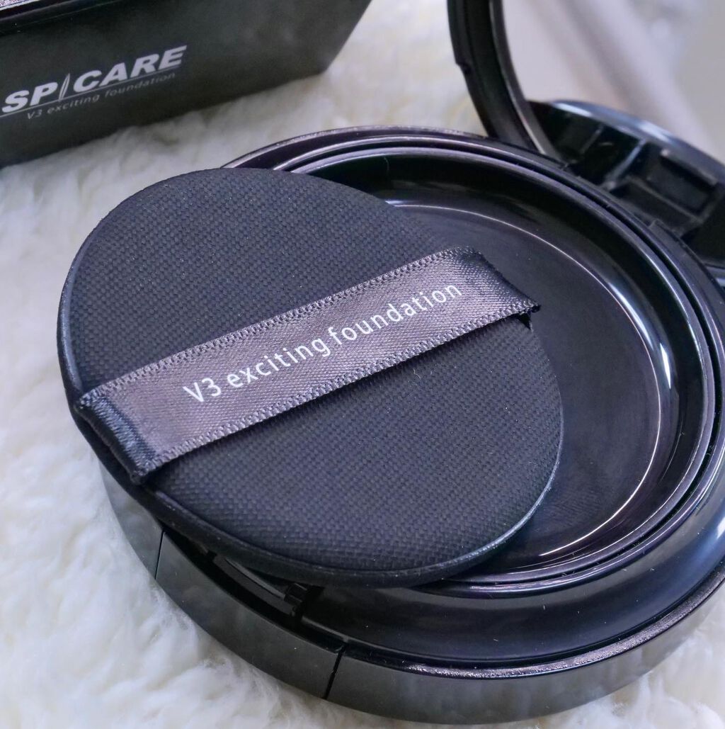 V3 エキサイティングファンデーション/SPICARE/クッションファンデーションを使ったクチコミ（3枚目）