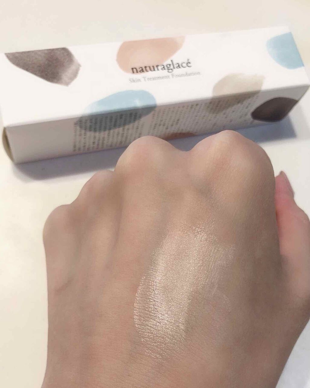 スキントリートメント ファンデーション/ナチュラグラッセ/リキッドファンデーションを使ったクチコミ(2枚目)