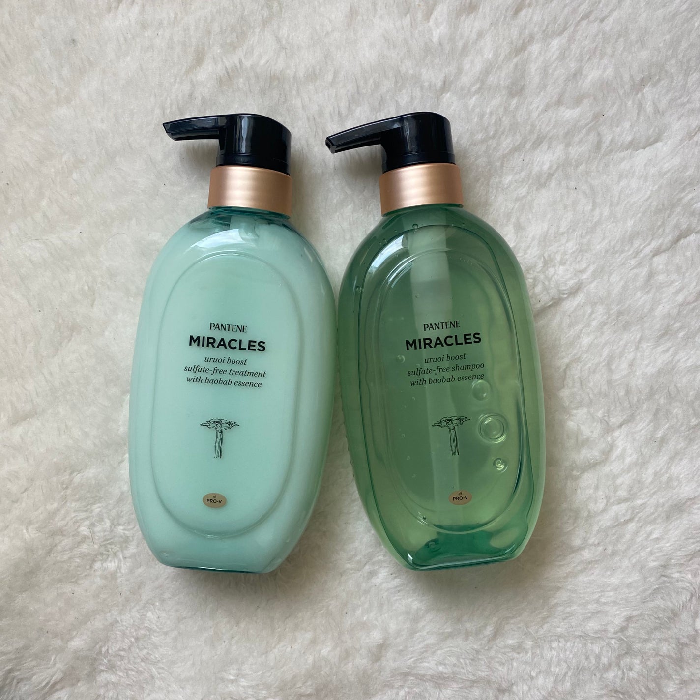 ミラクルズ うるおいブースト シャンプー/トリートメント/パンテーン/市販シャンプーを使ったクチコミ(4枚目)