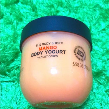 THE BODY SHOP ボディヨーグルト マンゴーのクチコミ「ボディショップの新商品です➳♡゛

200ml で税込2160円です。

全6種類で私はマンゴ.....」（2枚目）