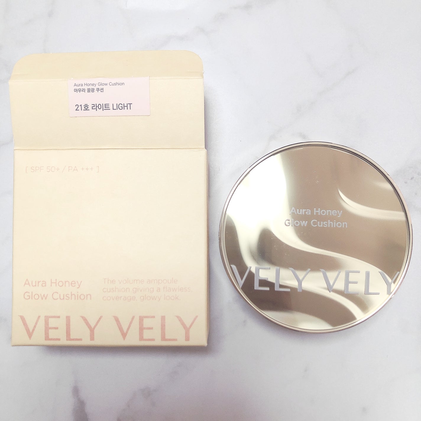 はちみつツヤ肌クッションファンデ/VELY VELY/クッションファンデーションを使ったクチコミ(1枚目)