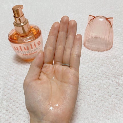 ウルリス ピンクネコ ウォーターコンク スリーク ヘアオイル/ululis/ヘアオイルを使ったクチコミ(3枚目)