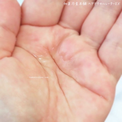 ヘアアクセルレーターEX フローラルアップルの香り/加美乃素本舗/頭皮ローションを使ったクチコミ(3枚目)