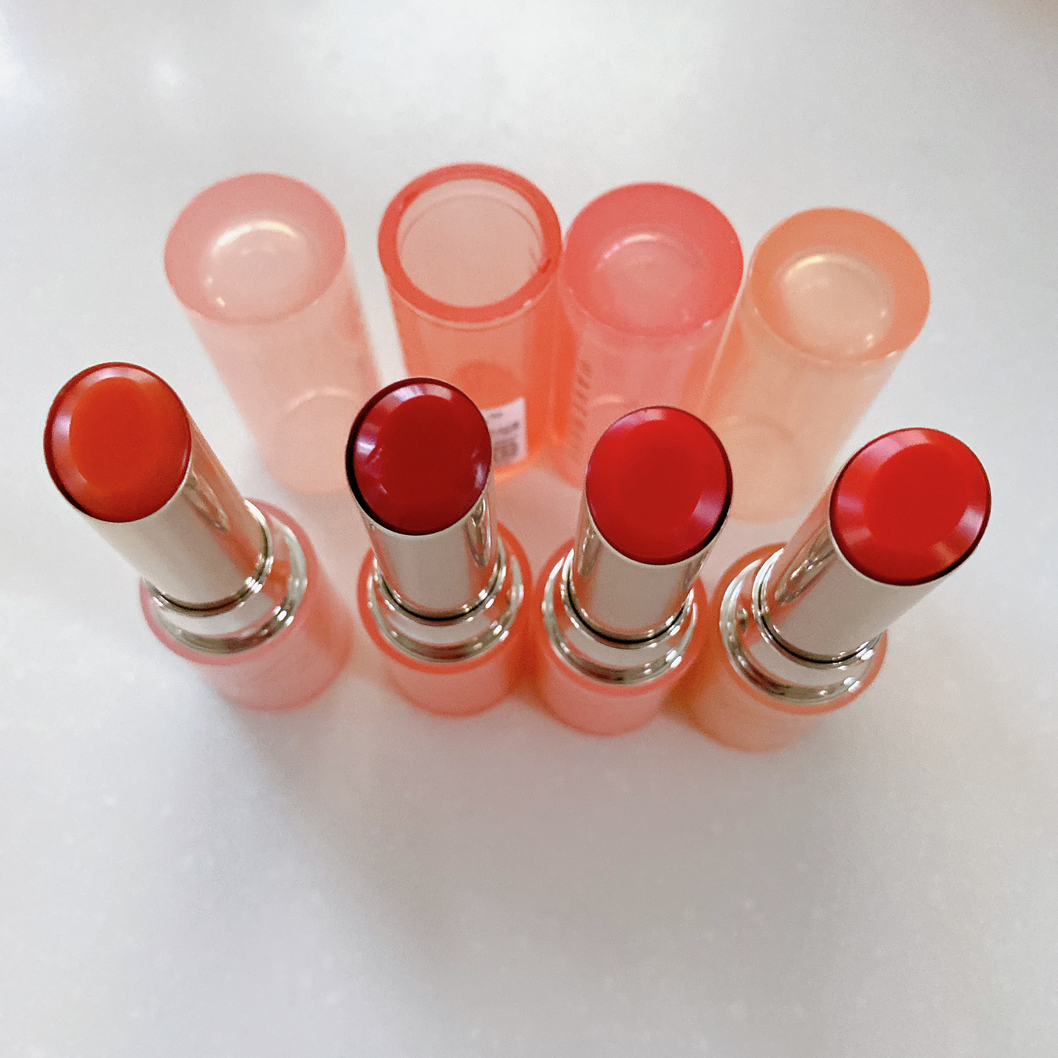 ビタミン ウォーターリートック リップバーム 01 ヘルシーコーラル/wakemake/口紅を使ったクチコミ（1枚目）