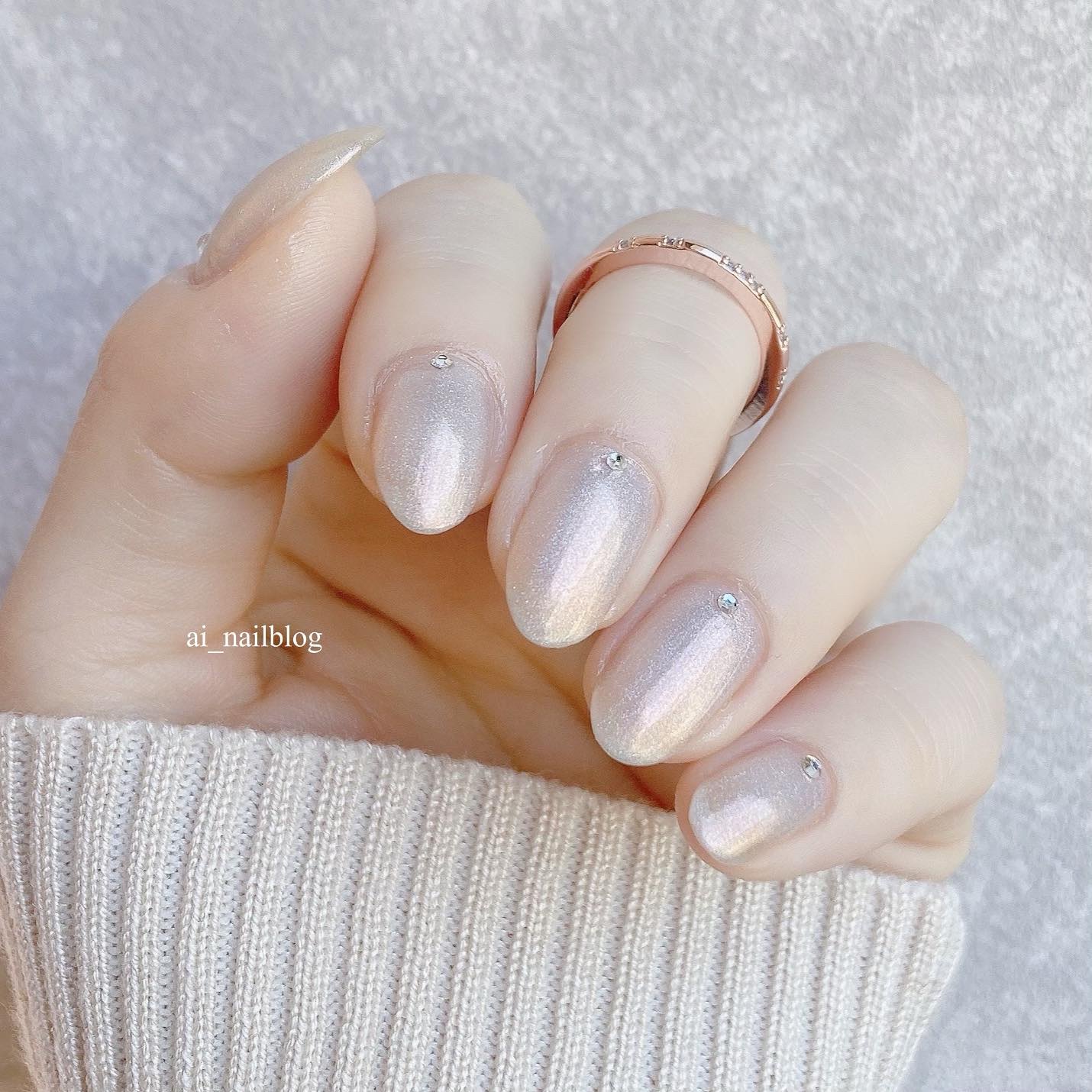 ジーニッシュ No.L02 セレネ/ジーニッシュマニキュア/マニキュアを使ったクチコミ（2枚目）