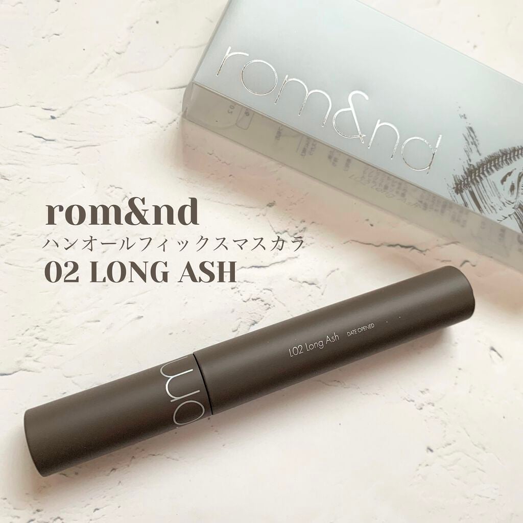 ハンオールフィックスマスカラ/rom&nd/マスカラを使ったクチコミ(1枚目)