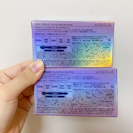 シャイニーアイパレットチャームブラウン/VAVI MELLO/アイシャドウパレットを使ったクチコミ(3枚目)