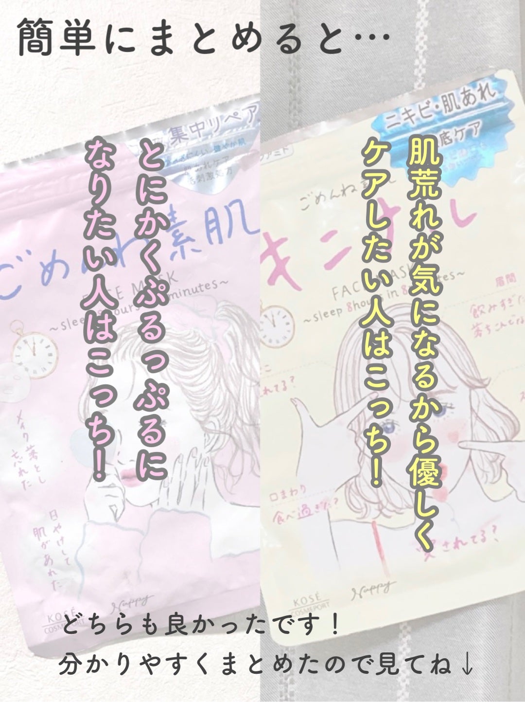 ごめんね素肌マスク/クリアターン/シートマスク・パックを使ったクチコミ(3枚目)