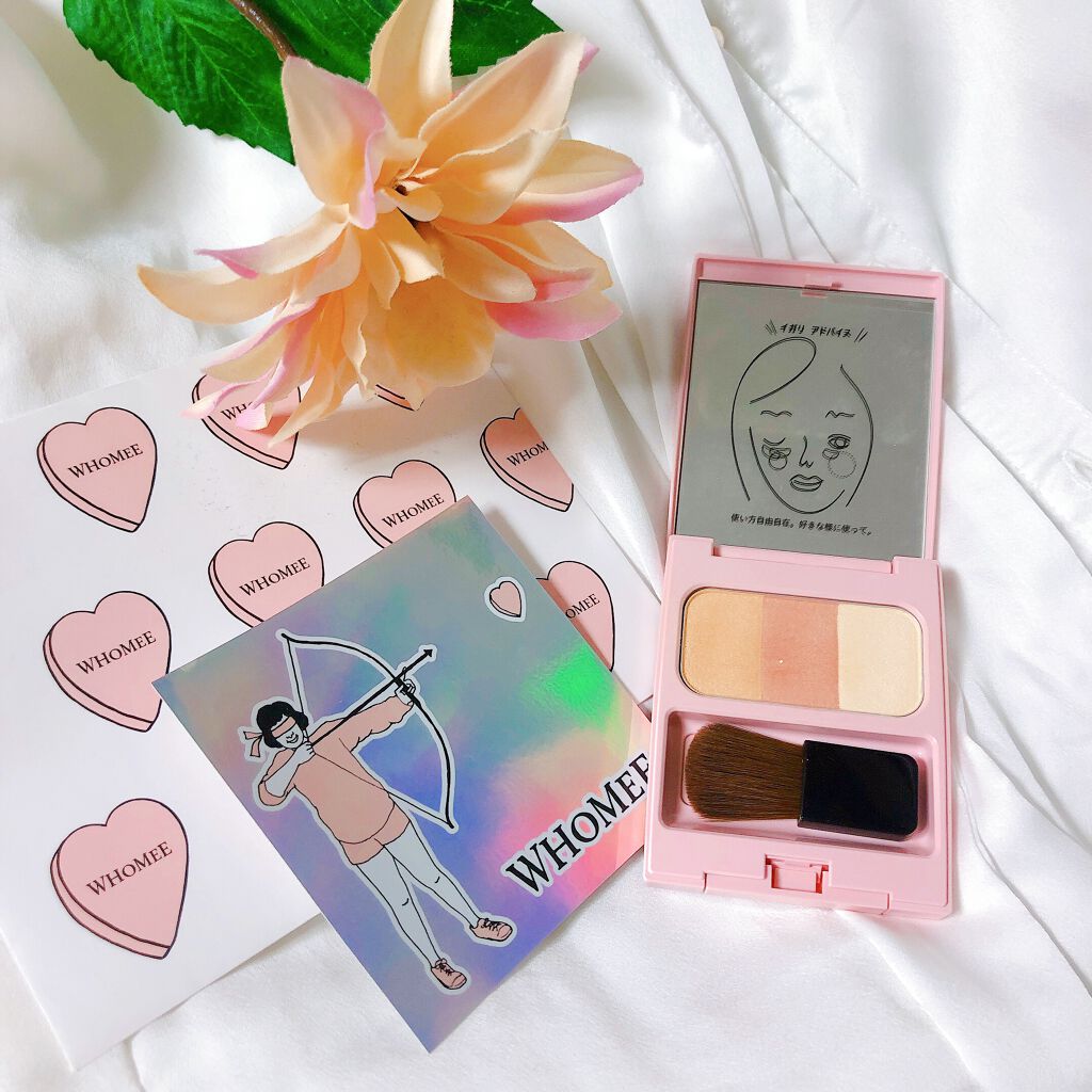ブレンドチークカラー/WHOMEE/パウダーチークを使ったクチコミ(1枚目)