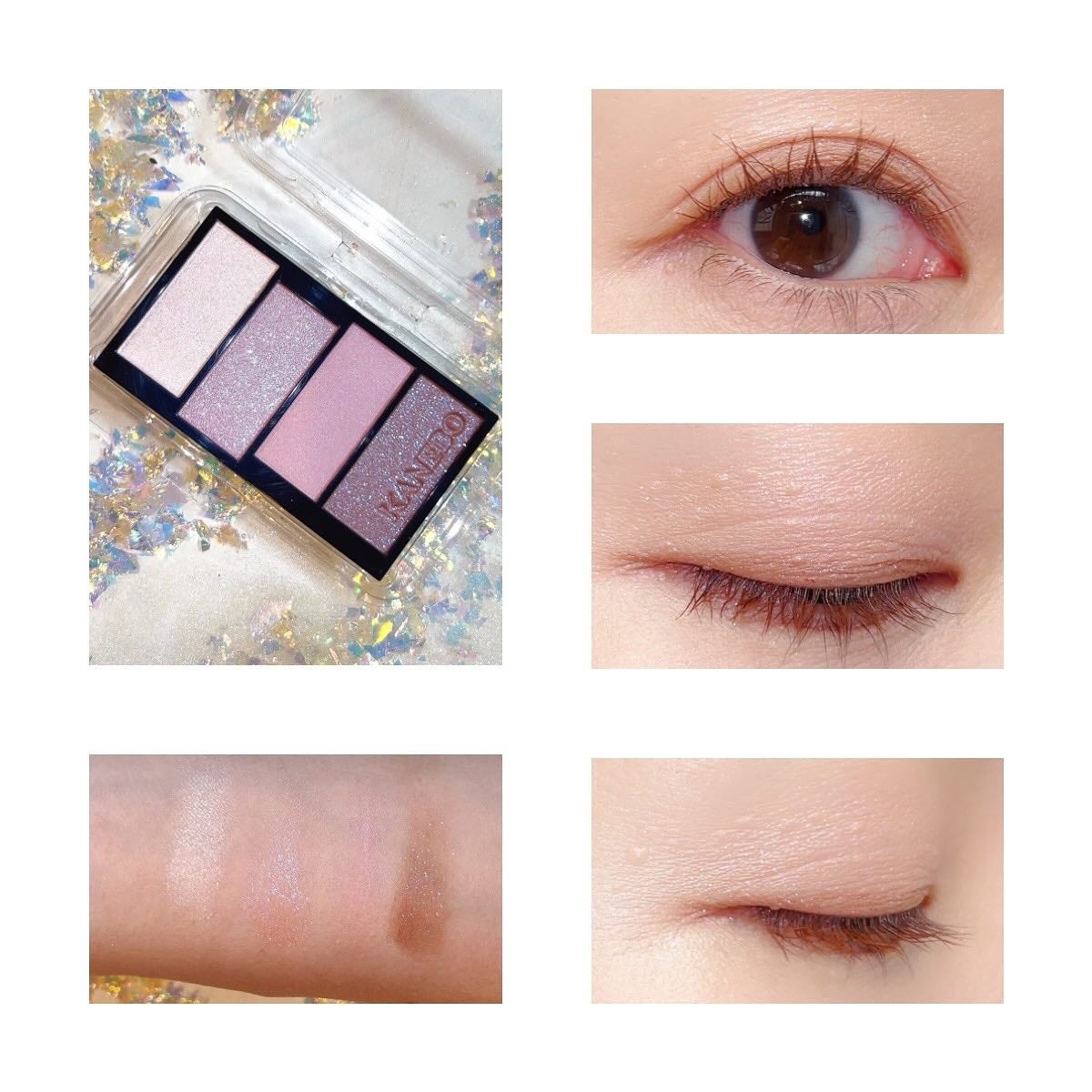 カラードシャドウ/KANEBO/アイシャドウパレットを使ったクチコミ(2枚目)