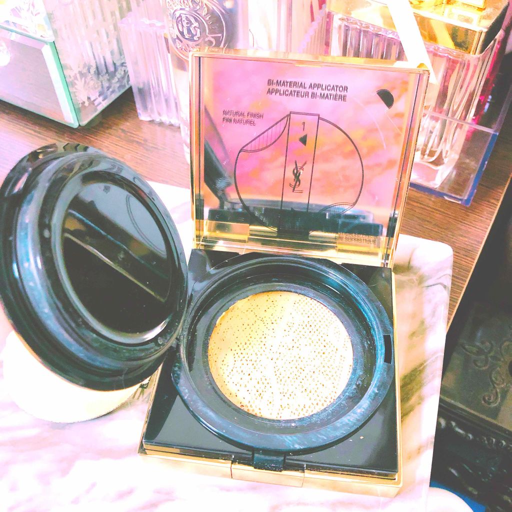 ラディアント タッチ ルクッション/YVES SAINT LAURENT BEAUTE/クッションファンデーションを使ったクチコミ（2枚目）