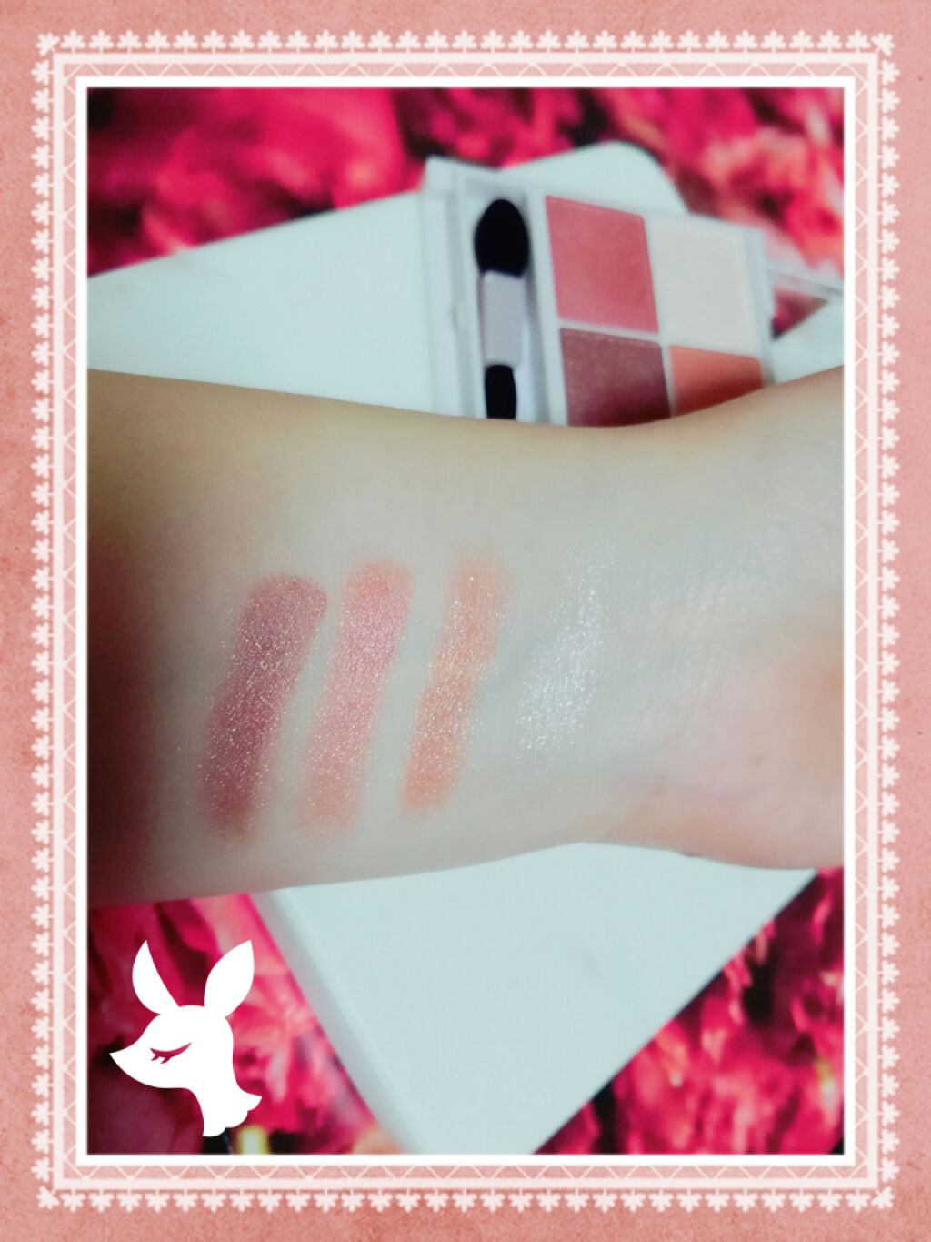 シルキースフレアイズ/キャンメイク/アイシャドウパレットを使ったクチコミ(2枚目)