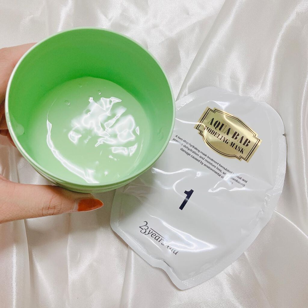アクアバムモデリングマスク/23years old/洗い流すパック・マスクを使ったクチコミ（3枚目）