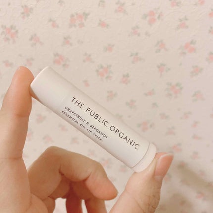 オーガニック認証 精油リップスティック スーパーポジティブ ライズ/THE PUBLIC ORGANIC/リップクリームを使ったクチコミ(1枚目)