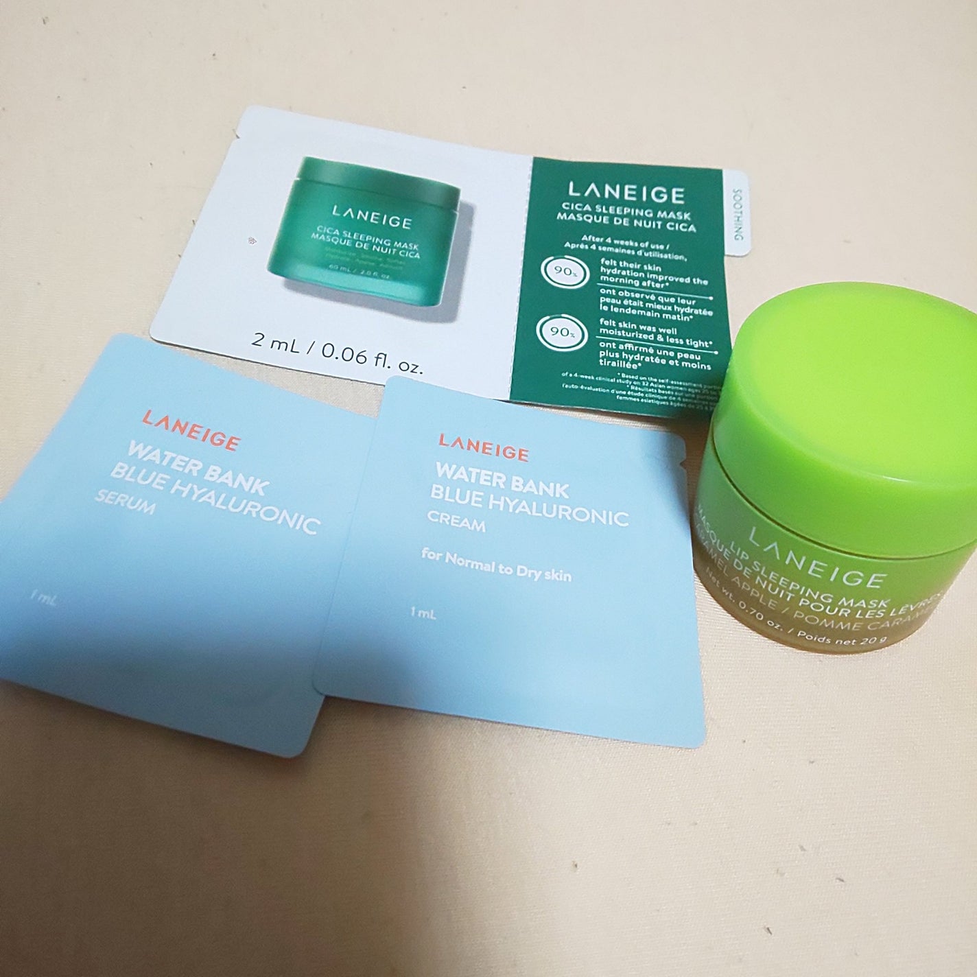 リップスリーピングマスク キャラメルアップル/LANEIGE/リップマスクを使ったクチコミ(2枚目)