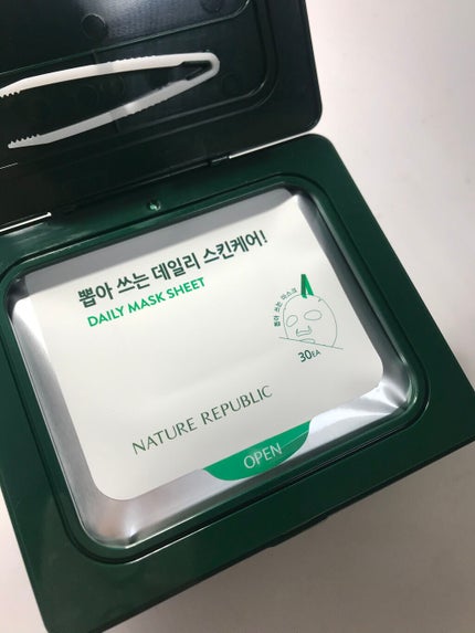 グリーンダーマCICA デイリーシートマスク/ネイチャーリパブリック/シートマスク・パックを使ったクチコミ(2枚目)