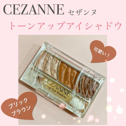トーンアップアイシャドウ/CEZANNE/アイシャドウパレットを使ったクチコミ(1枚目)