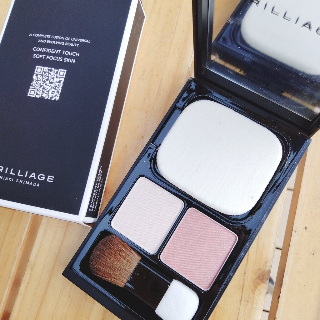 コンフィデントタッチ ソフトフォーカススキン/ブリリアージュ/パウダーファンデーションを使ったクチコミ（2枚目）