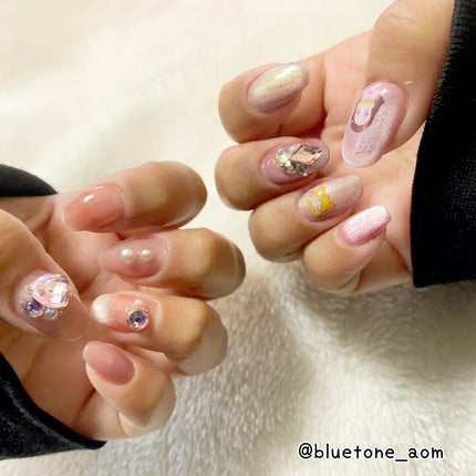 ネイルパーツ/セリア/ネイルチップ・パーツを使ったクチコミ(8枚目)