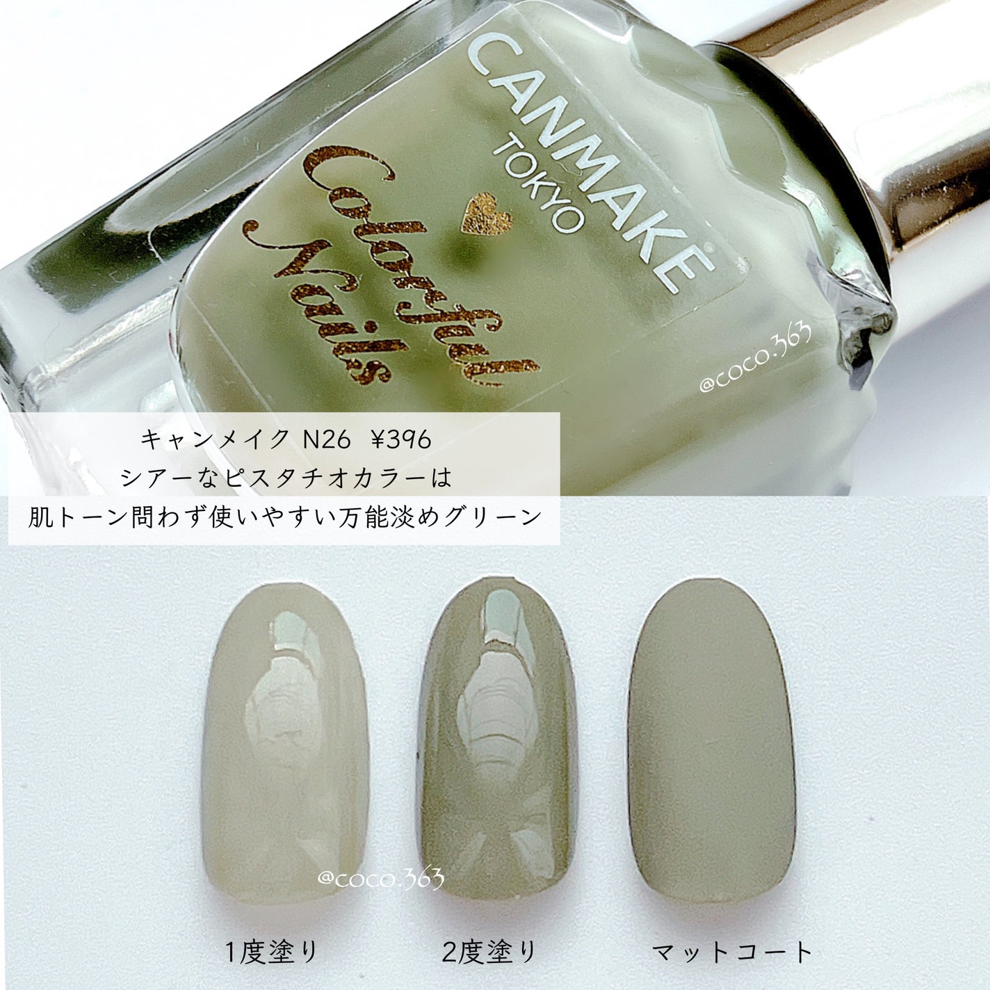 カラフルネイルズ/キャンメイク/マニキュアを使ったクチコミ(5枚目)