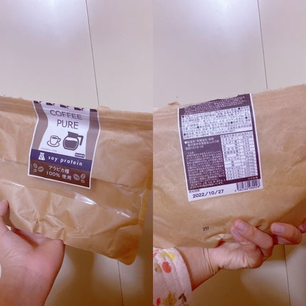 COFFEE PURE(ソイプロテイン)/ピュアパートナー/ソイプロテインを使ったクチコミ(1枚目)