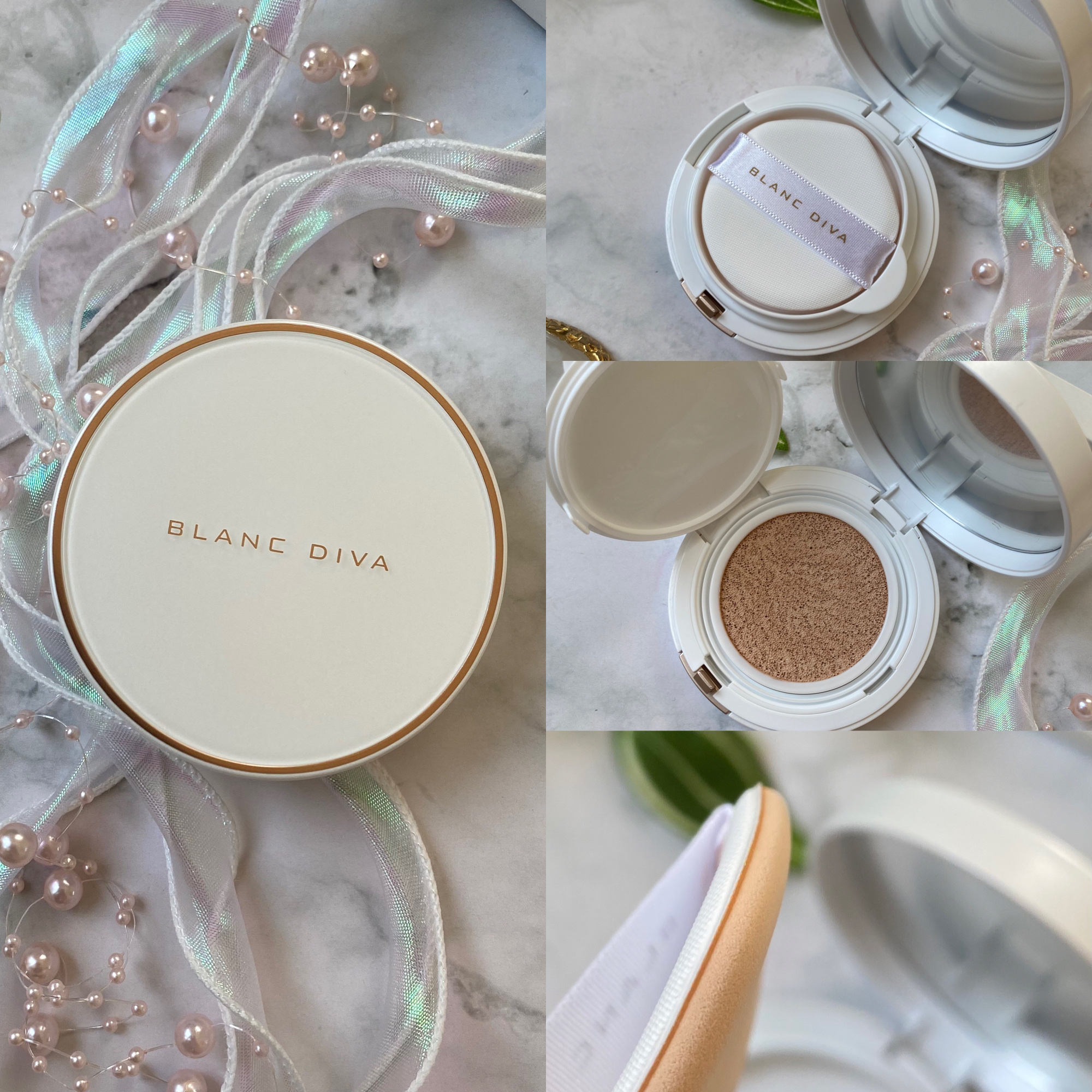 GLEAM COVERAGE CUSHION/BLANC DIVA/クッションファンデーションを使ったクチコミ（3枚目）