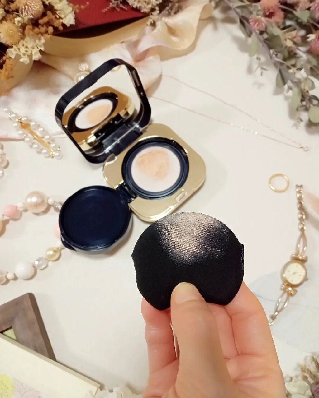 タンクッションエクラ/クレ・ド・ポー ボーテ/クッションファンデーションを使ったクチコミ(3枚目)