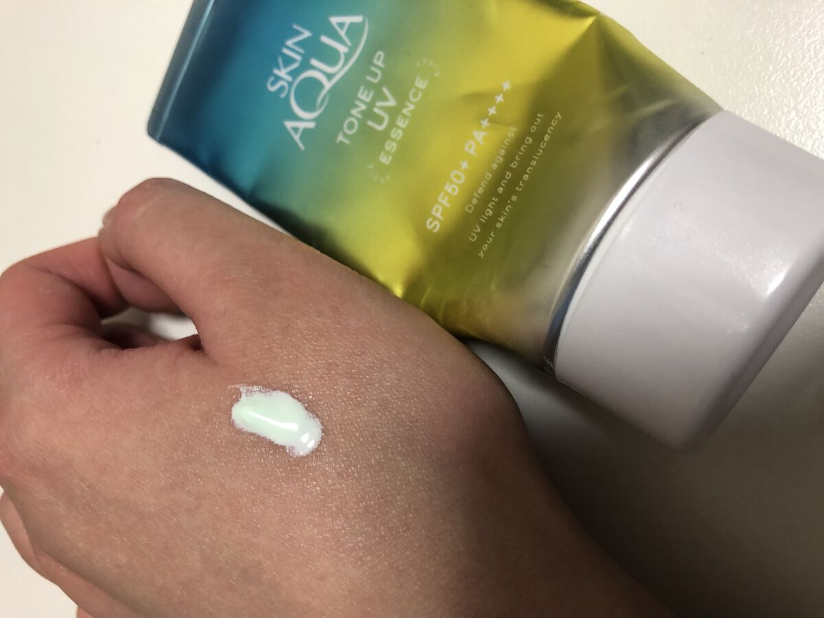 スキンアクア トーンアップUVエッセンス/スキンアクア/日焼け止めクリームを使ったクチコミ（3枚目）