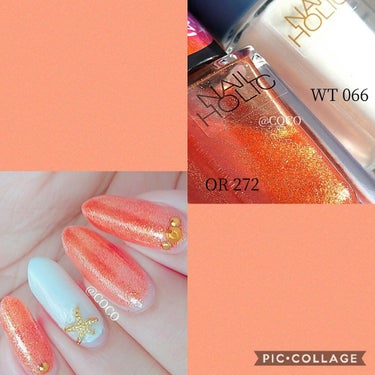 ネイルホリック Glamour Glitter OR272/ネイルホリック/マニキュアの画像