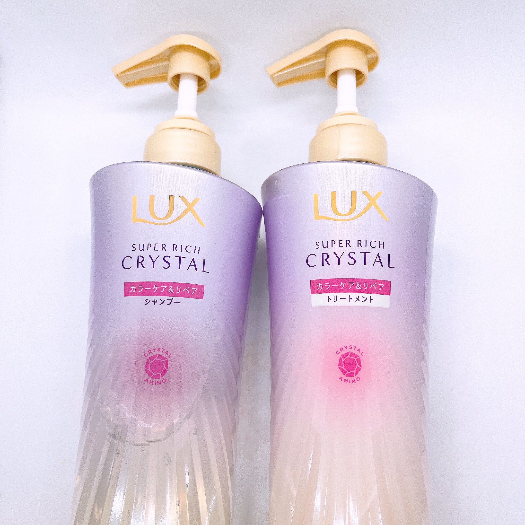 スーパーリッチクリスタル　カラーケア＆リペア　シャンプー/トリートメント シャンプー/LUX/シャンプー・コンディショナーを使ったクチコミ（1枚目）