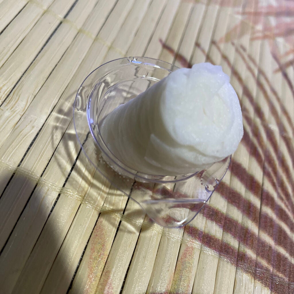 圧縮フェイスマスク 個包装カップ付き/DAISO/シートマスク・パックを使ったクチコミ(4枚目)