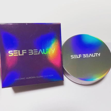 ユニコーン オーロラ光彩クッション/SELF BEAUTY/クッションファンデーションを使ったクチコミ(3枚目)