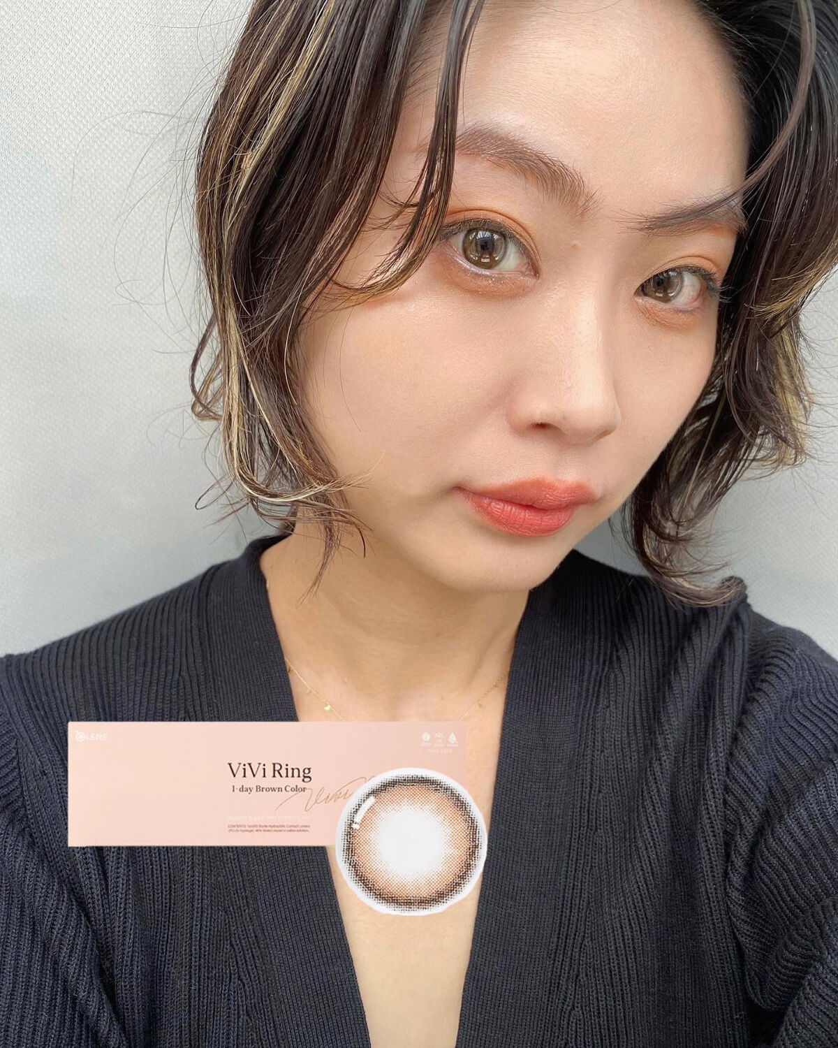 ViVi Ring 1day/OLENS/ワンデー（１DAY）カラコンを使ったクチコミ（2枚目）