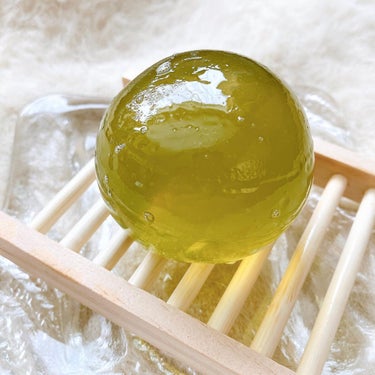 Ongredients JEJU GREEN TEA CLEANSING BALLのクチコミ「ongredients 
済州グリーンティークレンジングボール
1620円(税込・Qoo10公.....」（2枚目）