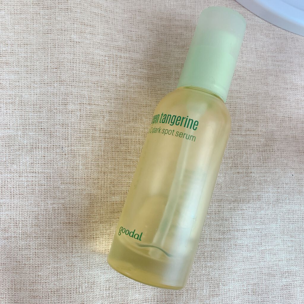 グリーンタンジェリン ビタC ダークスポットケアセラム/goodal/美容液を使ったクチコミ（1枚目）