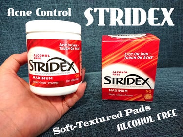 STRIDEX 1ステップ ニキビコントロール マキシマムのクチコミ「本日はiharbで購入した#拭き取りパッド を紹介します🙋❤️
3種類あるのですが、後程違いも.....」（1枚目）