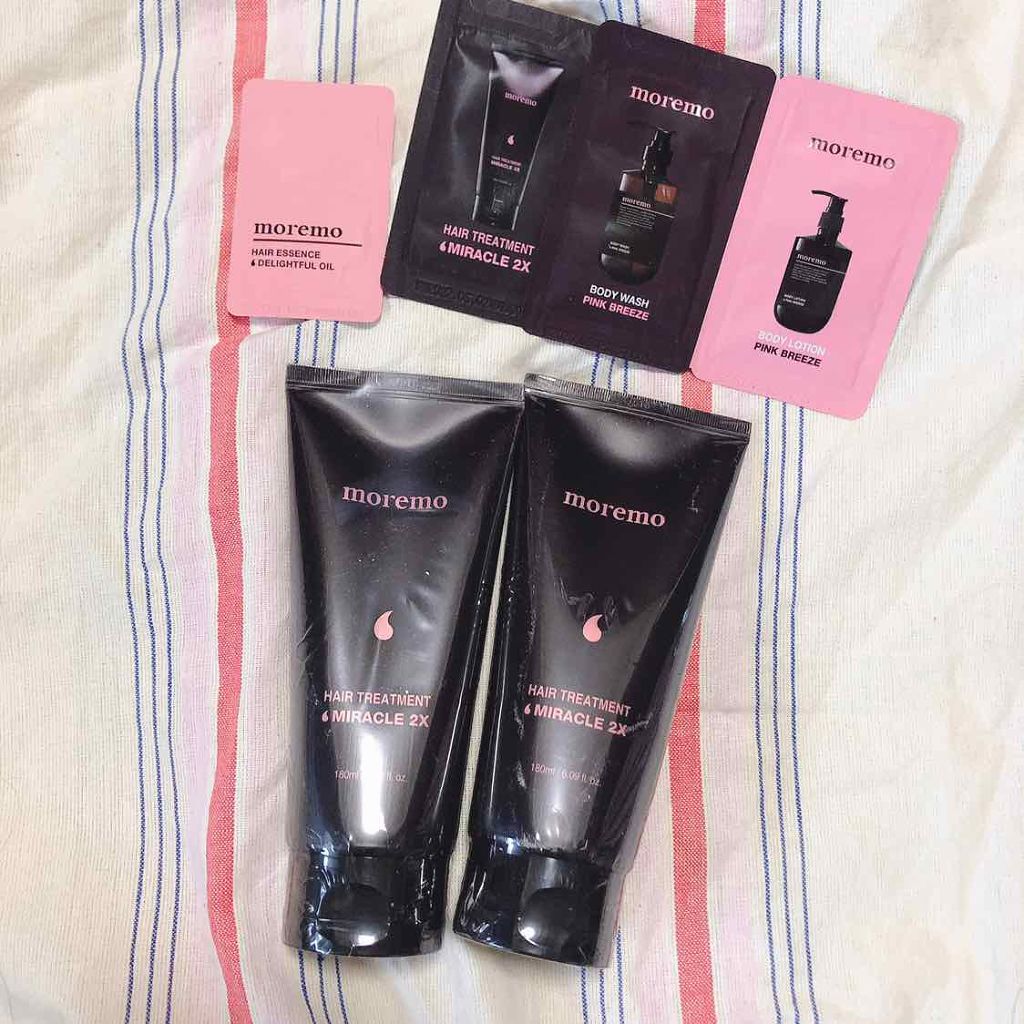 ヘアトリートメント ミラクル2X (シグネチャー)/moremo/洗い流すヘアトリートメントを使ったクチコミ(1枚目)