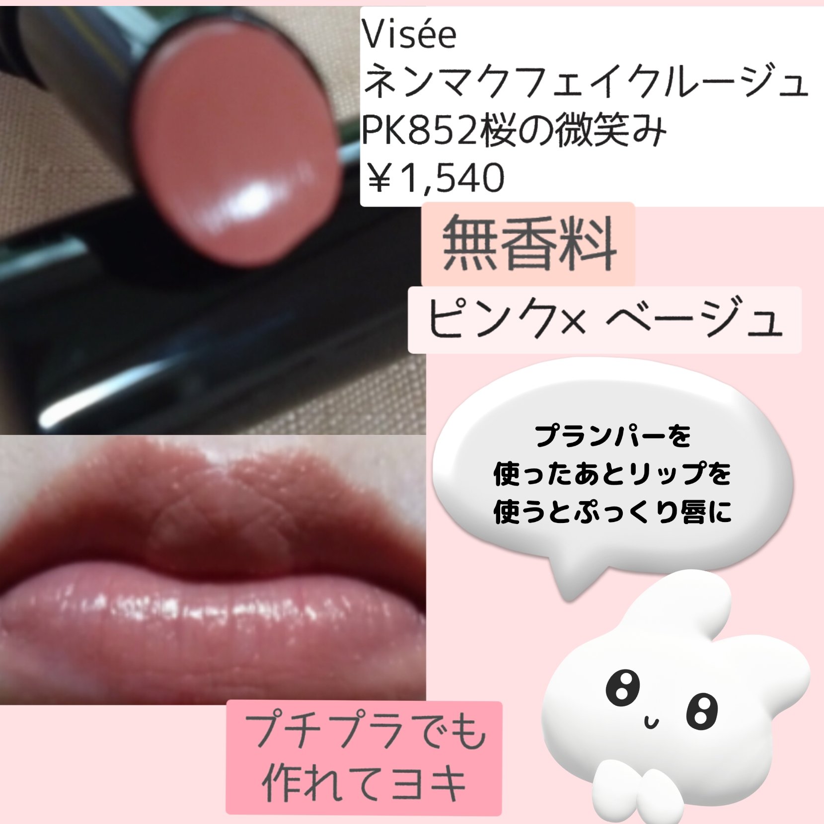 エッセンス リッププランパー/Visée/リッププランパーを使ったクチコミ（3枚目）