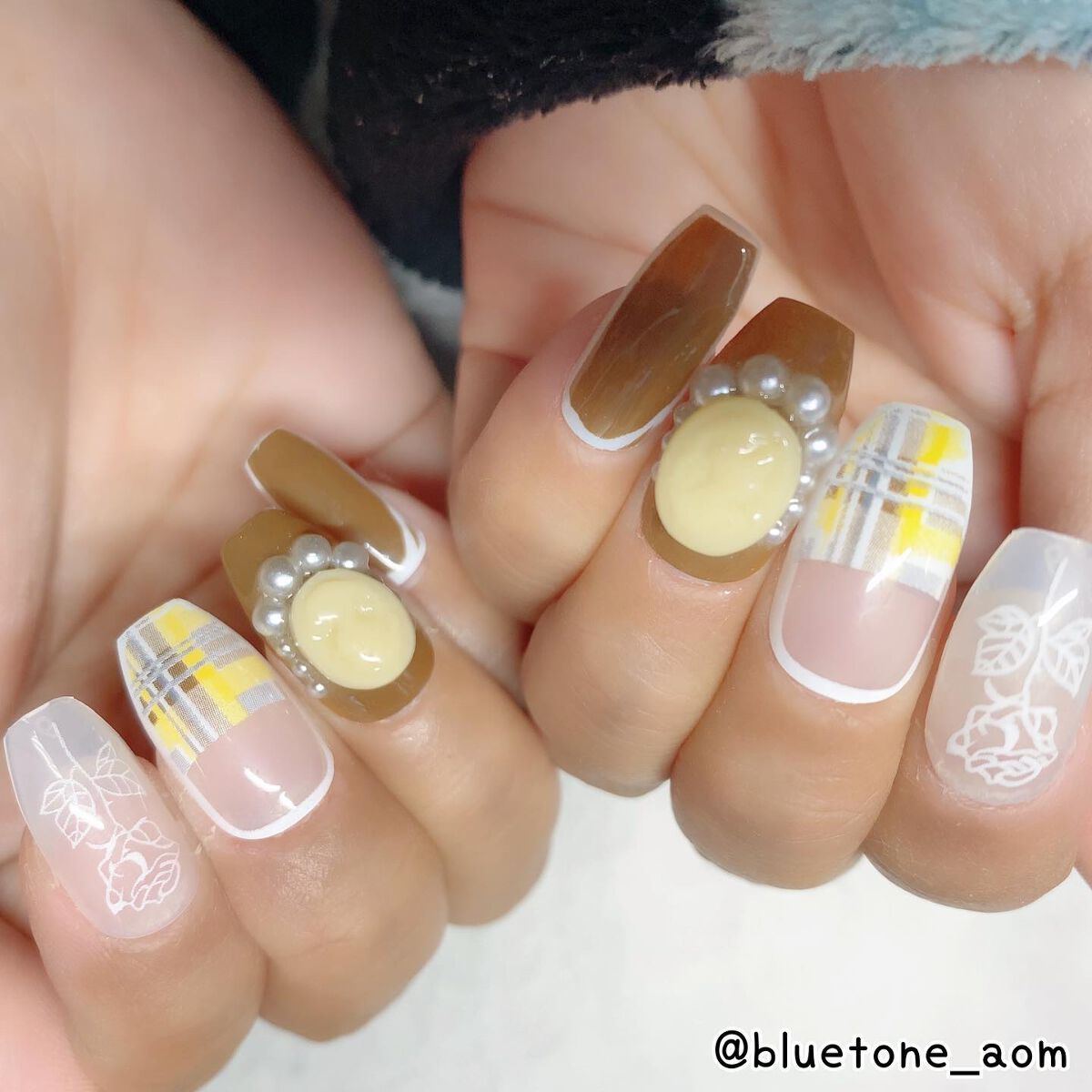 ネイルチップ/SHEIN/ネイルチップ・パーツを使ったクチコミ(9枚目)