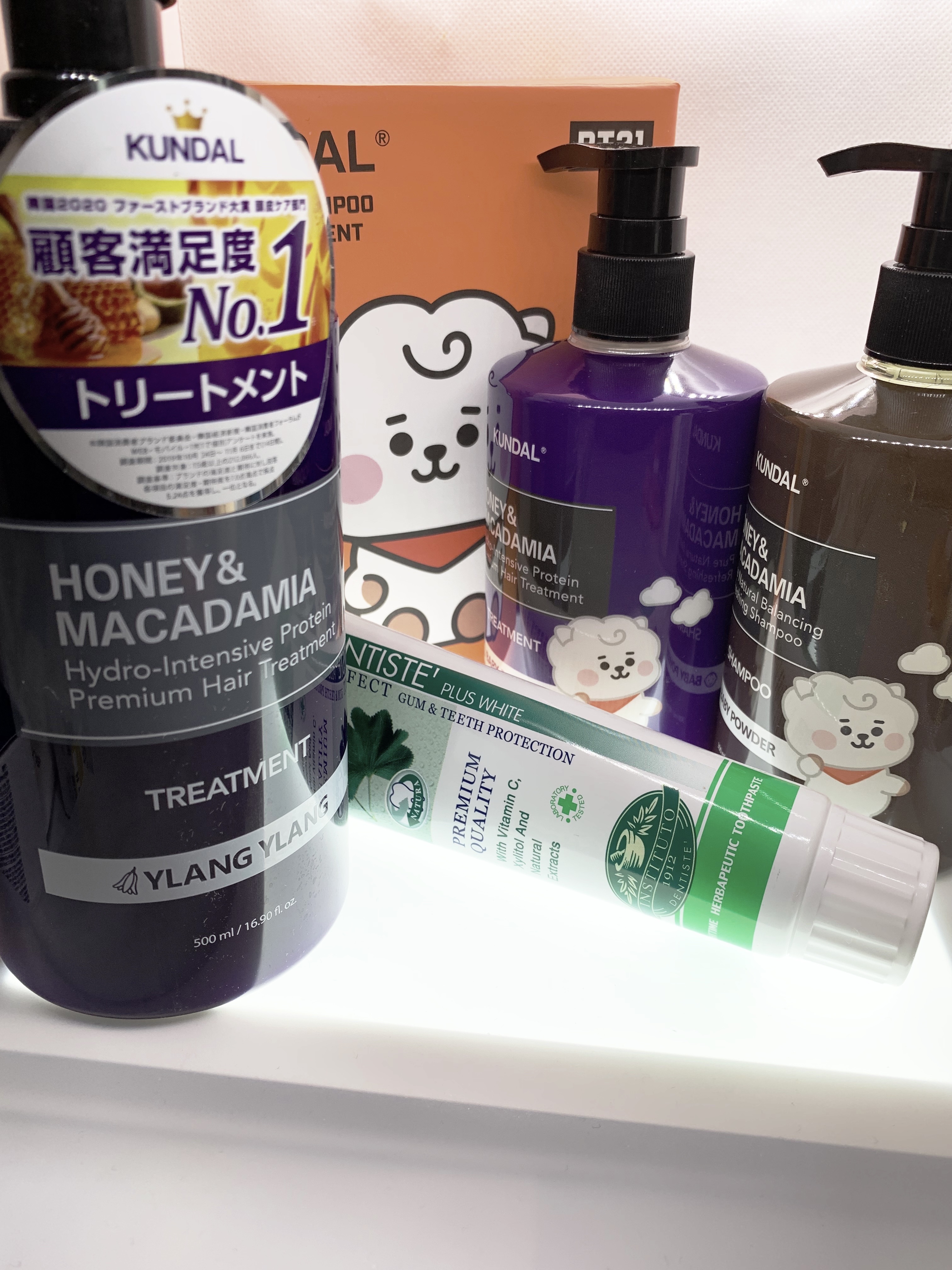 ハニー&マカデミアシャンプー／トリートメント /KUNDAL/シャンプー・コンディショナーを使ったクチコミ（1枚目）