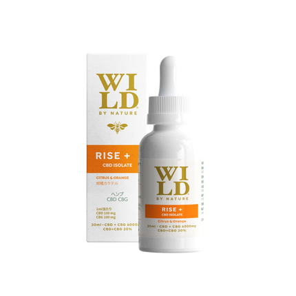 Wild by Nature CBDオイル:ライズ プラス/RISE+