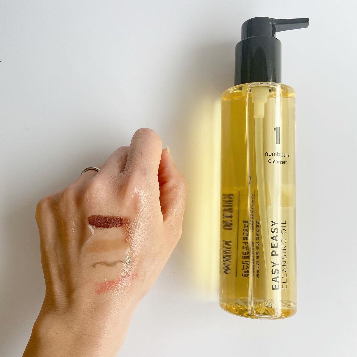1番 さっぱりすっきりクレンジングオイル/numbuzin/オイルクレンジングを使ったクチコミ(4枚目)