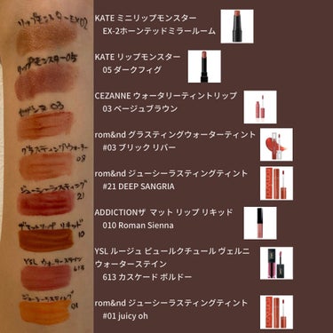 ルージュ ピュールクチュール ヴェルニ ウォーターステイン/YVES SAINT LAURENT BEAUTE/口紅を使ったクチコミ（2枚目）