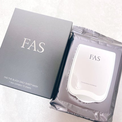 FAS ザ ブラック デイリー シートマスク/FAS/シートマスク・パックを使ったクチコミ(1枚目)