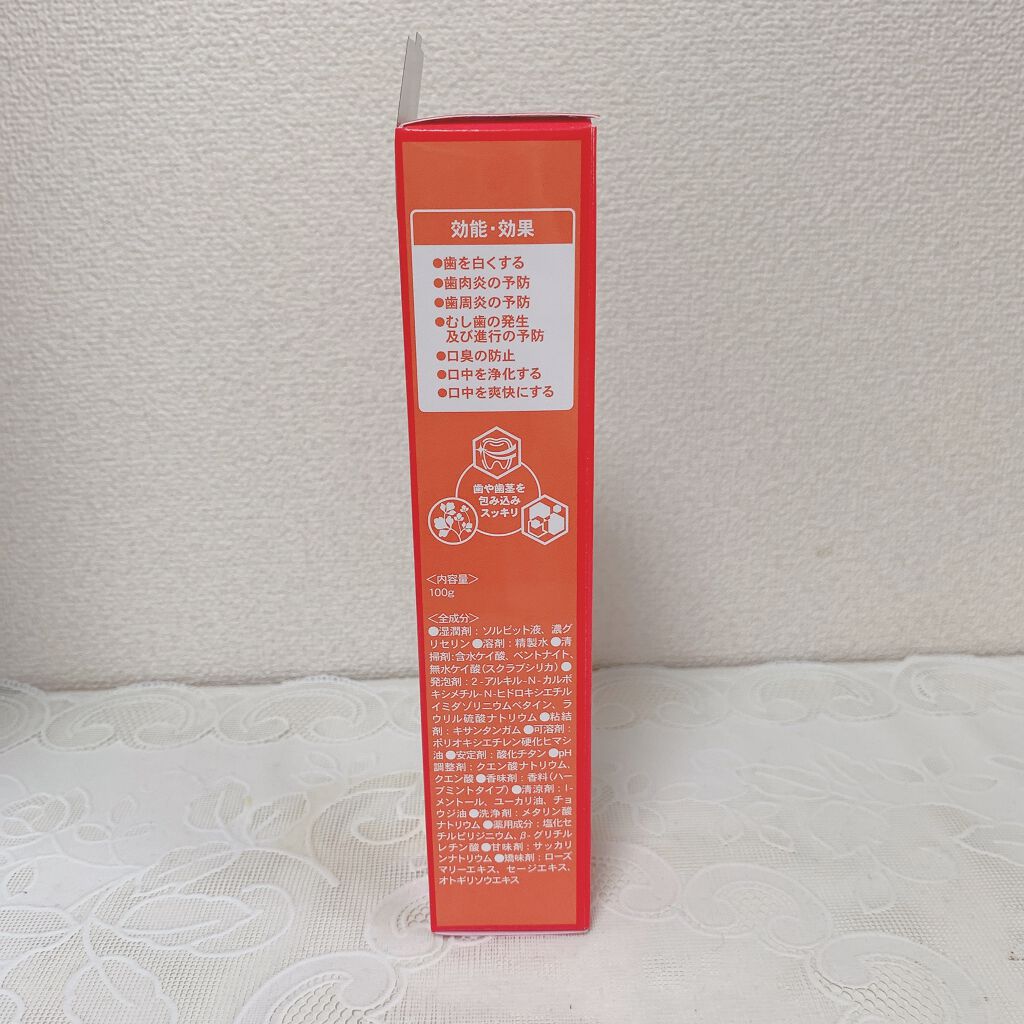 ホワイトニング 薬用 デンタルペースト/トゥービーフレッシュ/歯磨き粉を使ったクチコミ(3枚目)